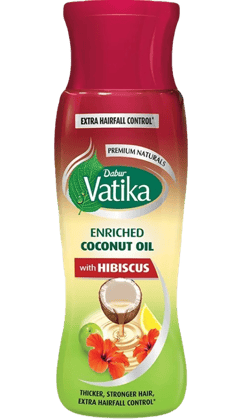 Dabur Vatika Enriched Coconut Oil With Hibiscus, 150 ml