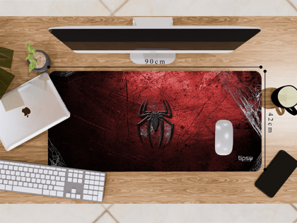 "SPIDER WEB" Gaming Mousepad – Elevate Your Gaming Experience-Extra Large (42CM x 90CM)
