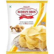 Budhani Bros Potato Wafers Salted Crunch 60 GRAM