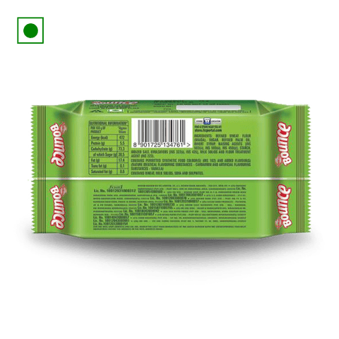 Sunfeast Bounce Elaichi Cream Biscuits, 100 gm Packet