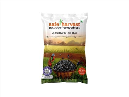 Safe Harvest Urad Black Whole 500g