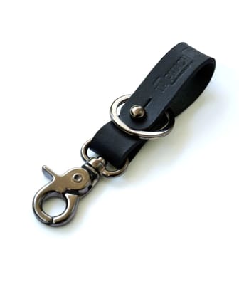 key fob with metallic black-black / au
