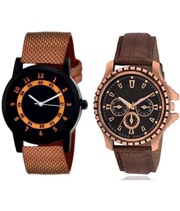 newmen - Analog Watch Watches Combo For Men and Boys ( Pack of 2 )