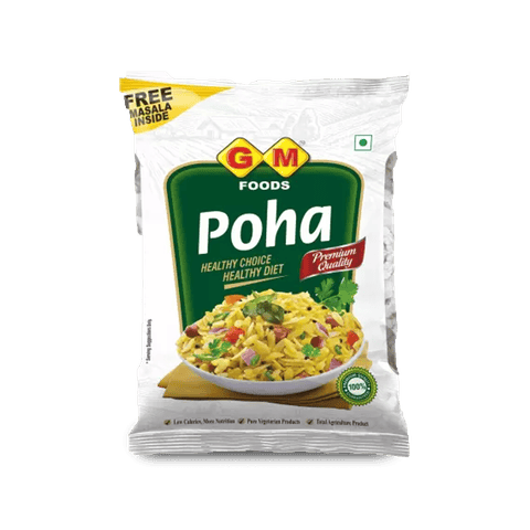 GM Foods Poha With Free Masala Inside, 500 gm Pouch