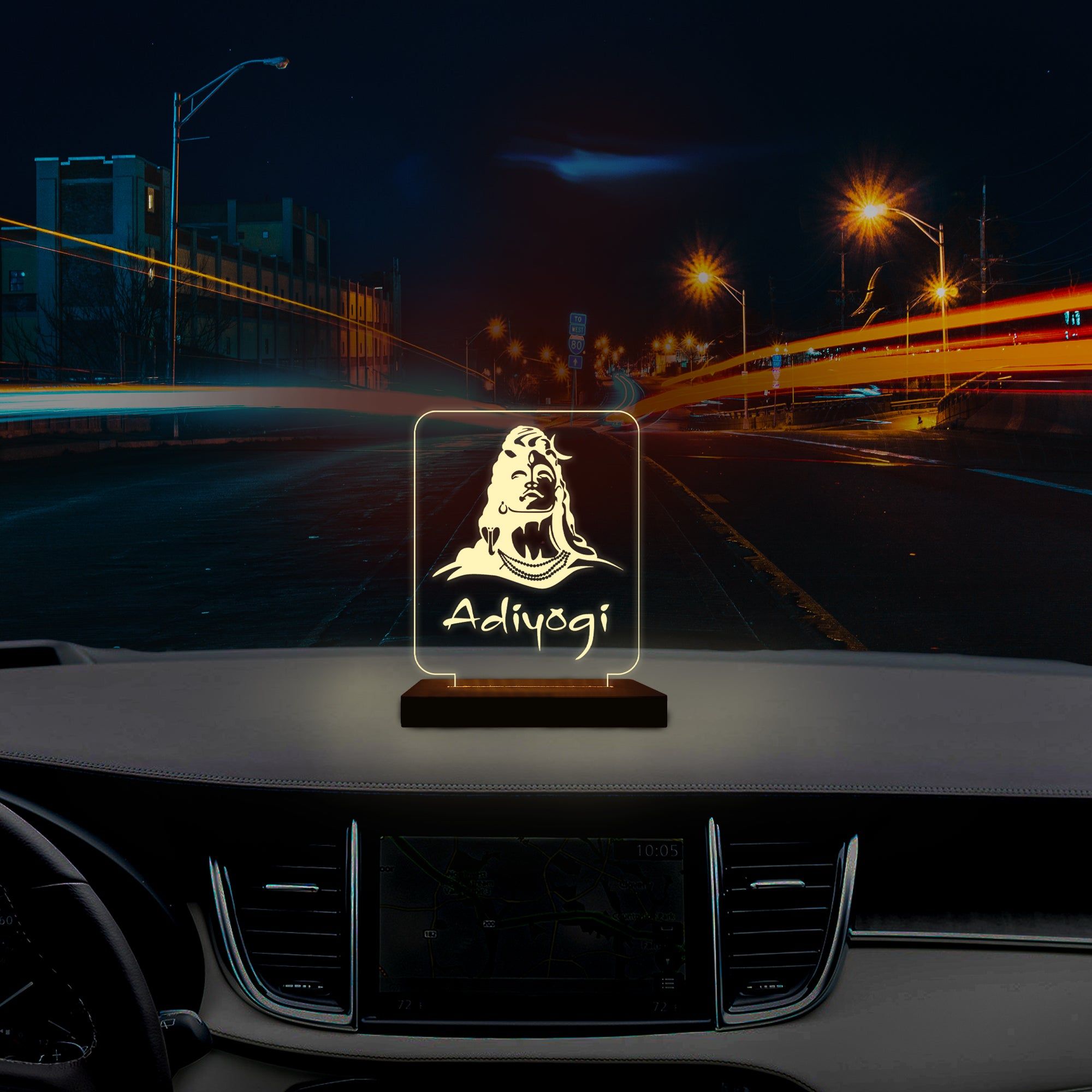 Aadi Yogi Car LED Light-Pack Of 1