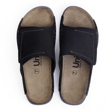 Velar: Suede Sandals-6 / Black