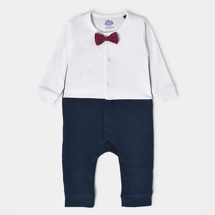 Misty Navy Formal Sleep Suit-0 M / Blue