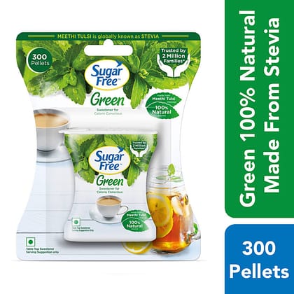 Sugar Free Green 100% Natural Made From Stevia, 300 Pellets Pellets
