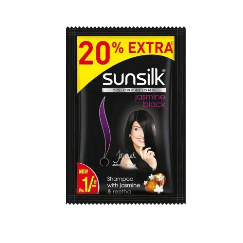 Sunsilk Hair Shampoo Stunning Black Shine Re.1/-