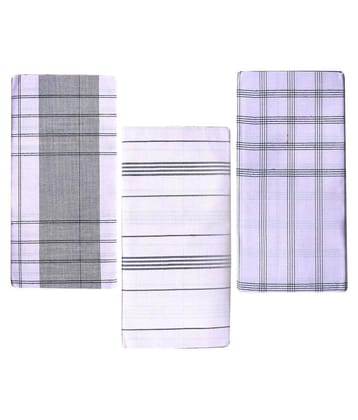 Feather Green Multi Lungi Pack of 3 - Free size