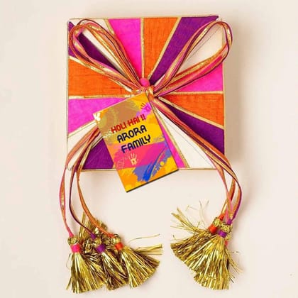 Holi Celebrations - Gift tags - Set of 10-Flat Cards Without Ribbons / Happy Holi