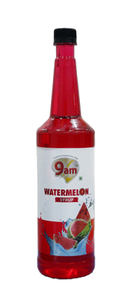 9am Watermelon Mocktail Syrup, 750 ML