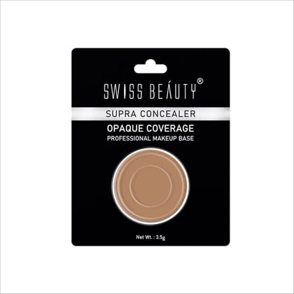 SWISS BEAUTY Supra Concealer Opaque Coverage Professional Make Up Base-SHADE 2