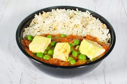 Matar Paneer Rice Bowl