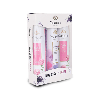 Yardley London Refreshing Body Spray For Women - Morning Dew, 150 ml Bottle