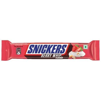 Snickers Chocolate Bar  Berry Whip Smooth  Creamy Texture 22 G