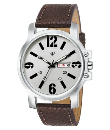Walrus Day & Date Leather Analog Mens Watch