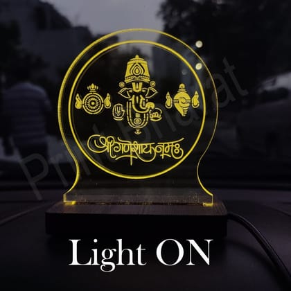 Ganesh ji tirupati balaji Car LED Light Dashboard-Pack Of 1