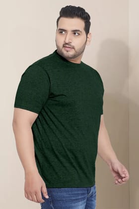 Plus Size - Forest melange - Classic Crew-XXL
