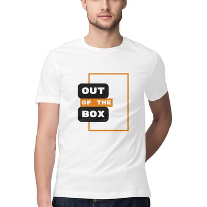 Unisex Out Of The Box Graphic Printed T-Shirt-XS