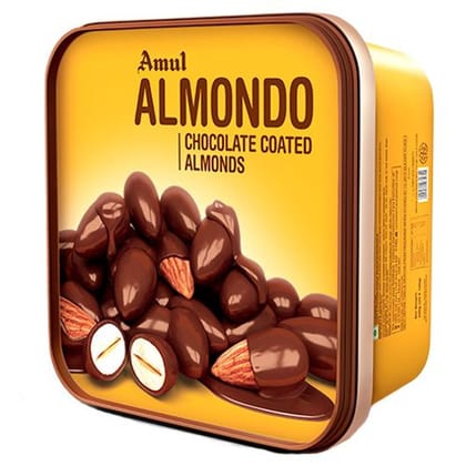 Amul Almondo  Roasted Almonds Coated With Milk Chocolate 200 g