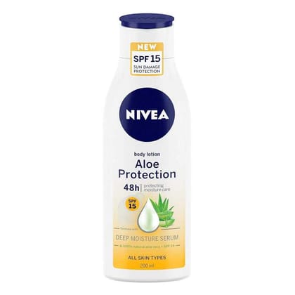 NIVEA ALOE PROTECTION SPF 15 BODY LOTION 200 ML
