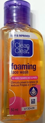 Clean & Clear Foaming face wash 50ml