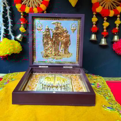 Ram Darbar Pocket Temple (24 Karat Gold Coated)-Medium