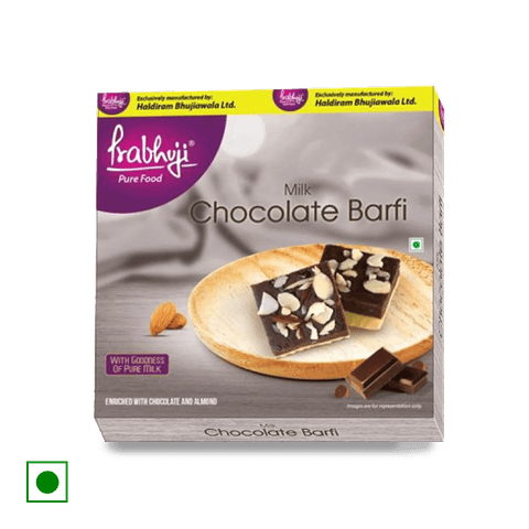 Haldiram's Prabhuji Sweets Milk Chocolate Barfi, 300 gm Box