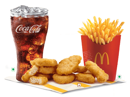 Large EVM McNuggets®  9pc __ NO ADDON,Barbeque Dip,Large Coke ®,NO ADDON,Barbeque Dip,NO ADDON,Complimentary Ketchup,Complimentary Ketchup