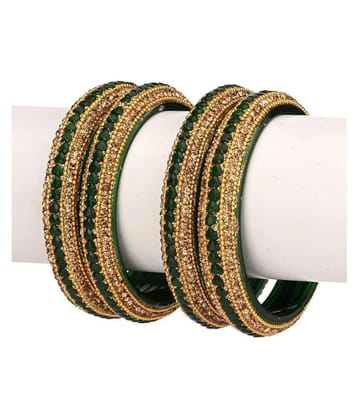 Somil - Gold Bangle Set (Pack of 1) - None