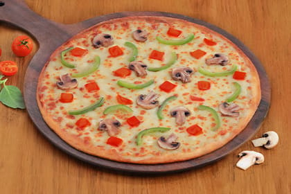 Mushroom Affair Pizza [10" Large] __ Thin Crust