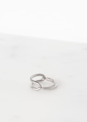 Ring 77 in Sterling Silver-Small / Sterling Silver