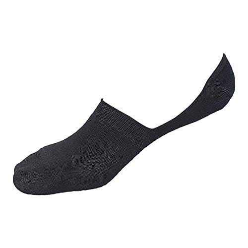 HAYBERG Anti-Slip Unisex Cotton Invisible No show Cotton Loafer Socks with anti slip silicon grip Multi-color Pack of 6 (SCS-25