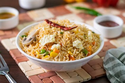 Egg Schezwan Fried Rice