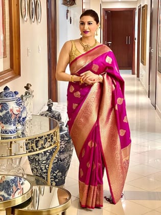 Woven Design Zari Banarasi Saree