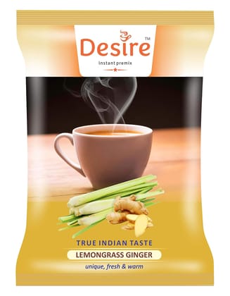 Desire Lemongrass Ginger Tea Instant Premix, 500 gm