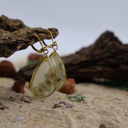 Lorelei Earrings (forget me not)-Gold