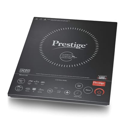 Prestige PIC 6.1 V3 Microcrystal Glass Panel Induction Cooktop, 2200W