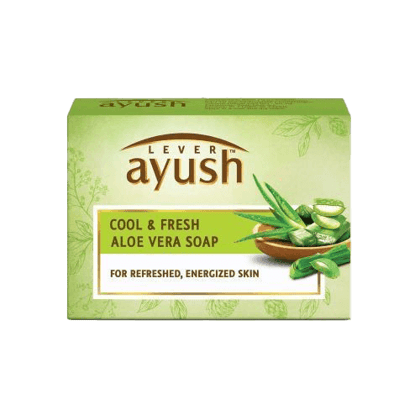Ayush Bathing Soap Cool & Fresh Aloe Vera 100g