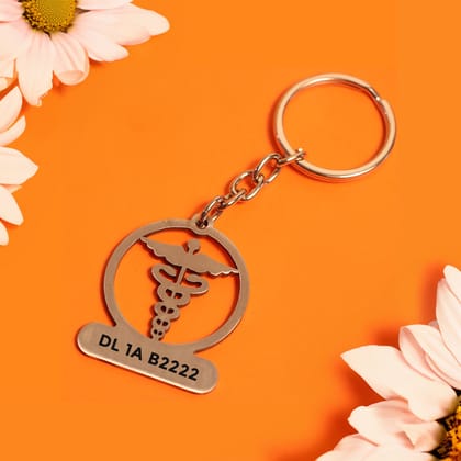 Personalized Doctor Stainless Steel Keychain