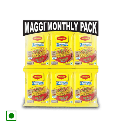 Maggi 2-Minute Noodles Masala - Made With Quality Spices ( Pack Of 18X70G), 1.26 kg Pack