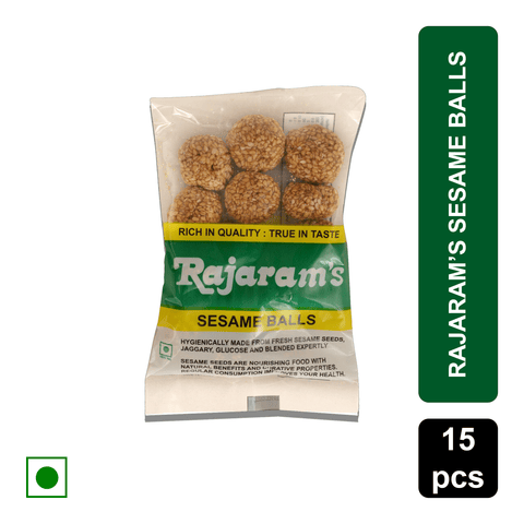 Rajaram's Sesame Balls White 15 S, 300 gm Pack