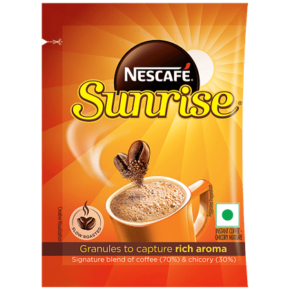 Nescafe Sunrise Instant Coffee Chicory Mix, 8 G Sachet