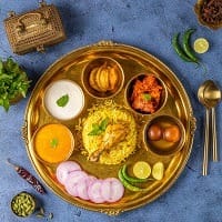 Chicken Biryani Thali