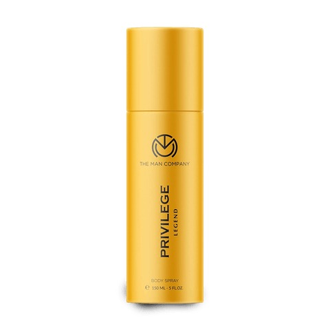 The Man Company Privilege Legend Deodorant - Yellow, 150 ml Bottle