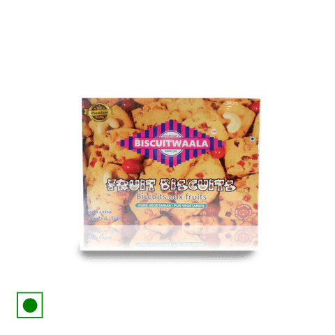 Shalimar's Biscuitwaala Fruit Biscuits, 400 gm Box
