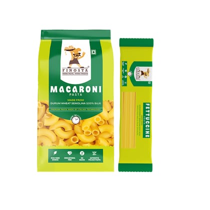 Finosta Mecaroni And Fettuccine Pasta, Combo Pack