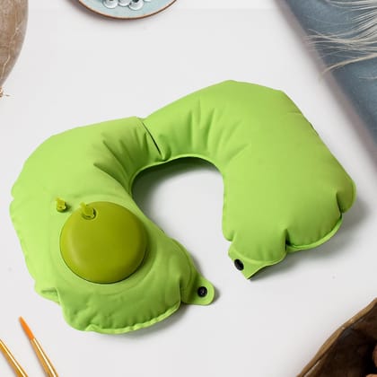 8540 Inflatable & Foldable, Pillow U Shape Air Cushion Travel Pillow, Travel Business Trip Neck Pillow for Long Trips, Ideal for Men & Women Portable, and Perfect for Backpacking, Car Camping, an