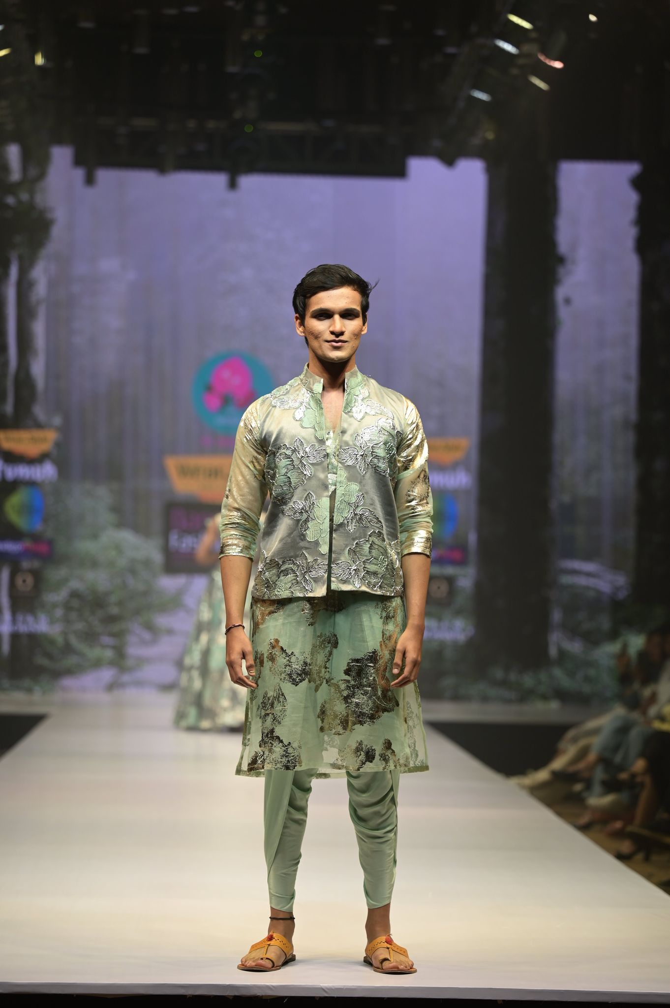 Organza Jacquard Men's Fashion Kurta-M